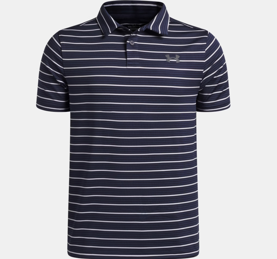 Youth UA Stripe Matchplay Polo
