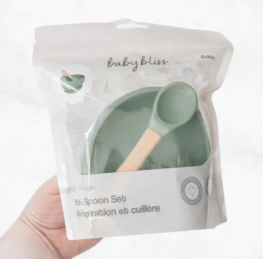 Silicone Bowl & Spoon Set