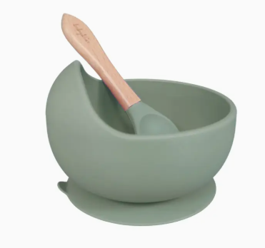 Silicone Bowl & Spoon Set