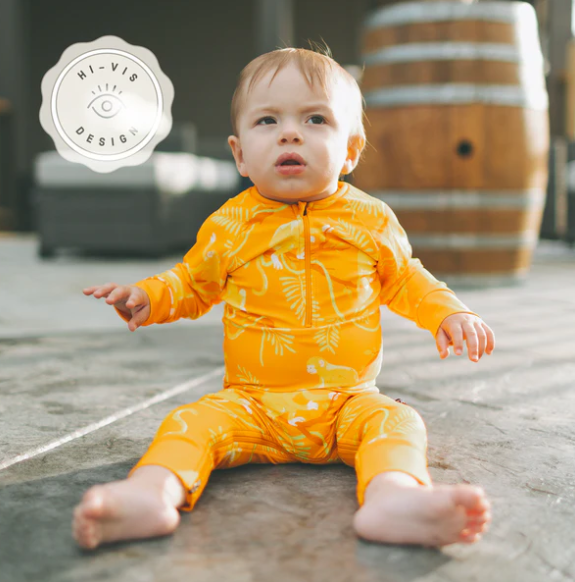 Full Zipper Sunsuit - Swim-Panzee