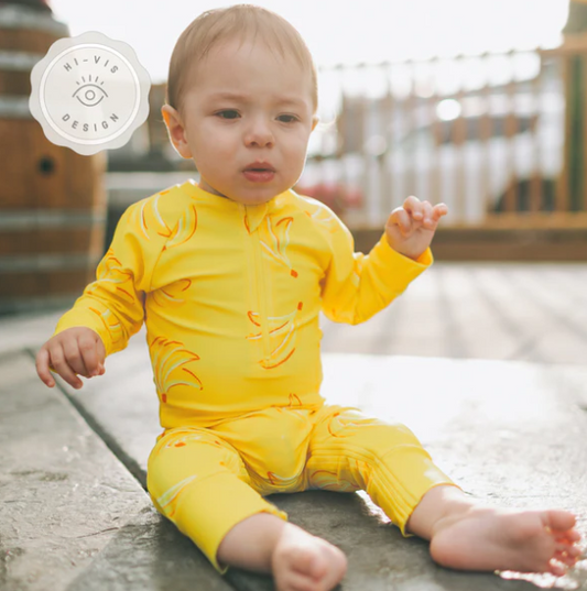 Full Zipper Sunsuit - Banan-Za