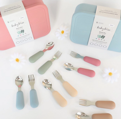 Stainless Steel & Silicone Silverware