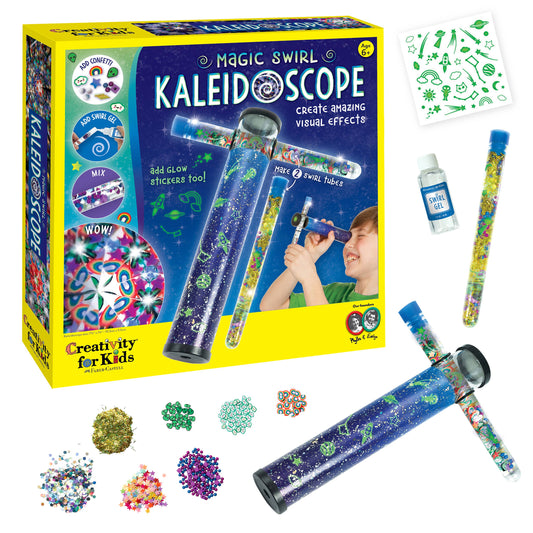 Make Your Own Magic Swirl Kaleidoscope Craft Kit for Kids