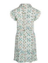 Load image into Gallery viewer, Aqua Blue Panther Print Dress
