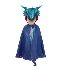 Load image into Gallery viewer, Azure The Metallic Dragon Cape
