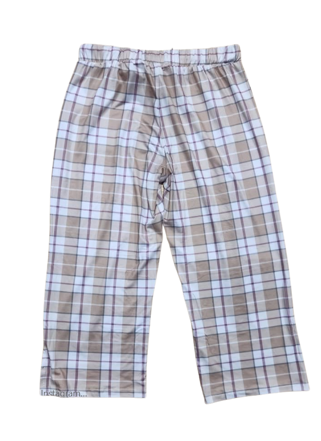 Brushed Jersey Pajama Capri