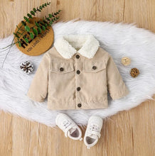 Load image into Gallery viewer, Beige Corduroy Jacket
