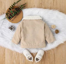 Load image into Gallery viewer, Beige Corduroy Jacket
