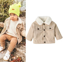 Load image into Gallery viewer, Beige Corduroy Jacket
