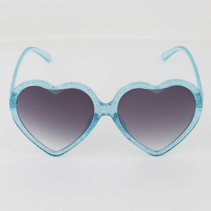 KIDS Glittered Heart Sunglasses