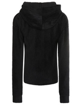Load image into Gallery viewer, Girls Wavy Ribbed Hoodie
