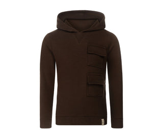 Boys Dark Brown Hoodie