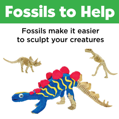 Create with Clay Dinosaurs - DIY Craft for Kids