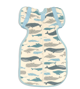 Bamboo Newborn Cocoon Sack(Whale of a Time)