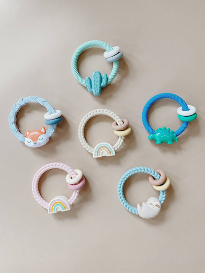 *New Option* Ritzy Rattle™ Silicone Teether Rattles