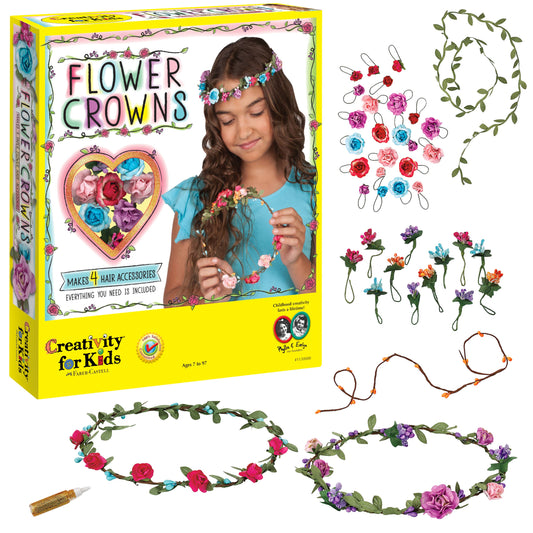 Create Your Own Flower Crowns DIY Craft Kit for Kids