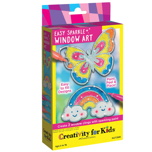 Easy Sparkle Window Art Mini Kit Craft Kit for Kids