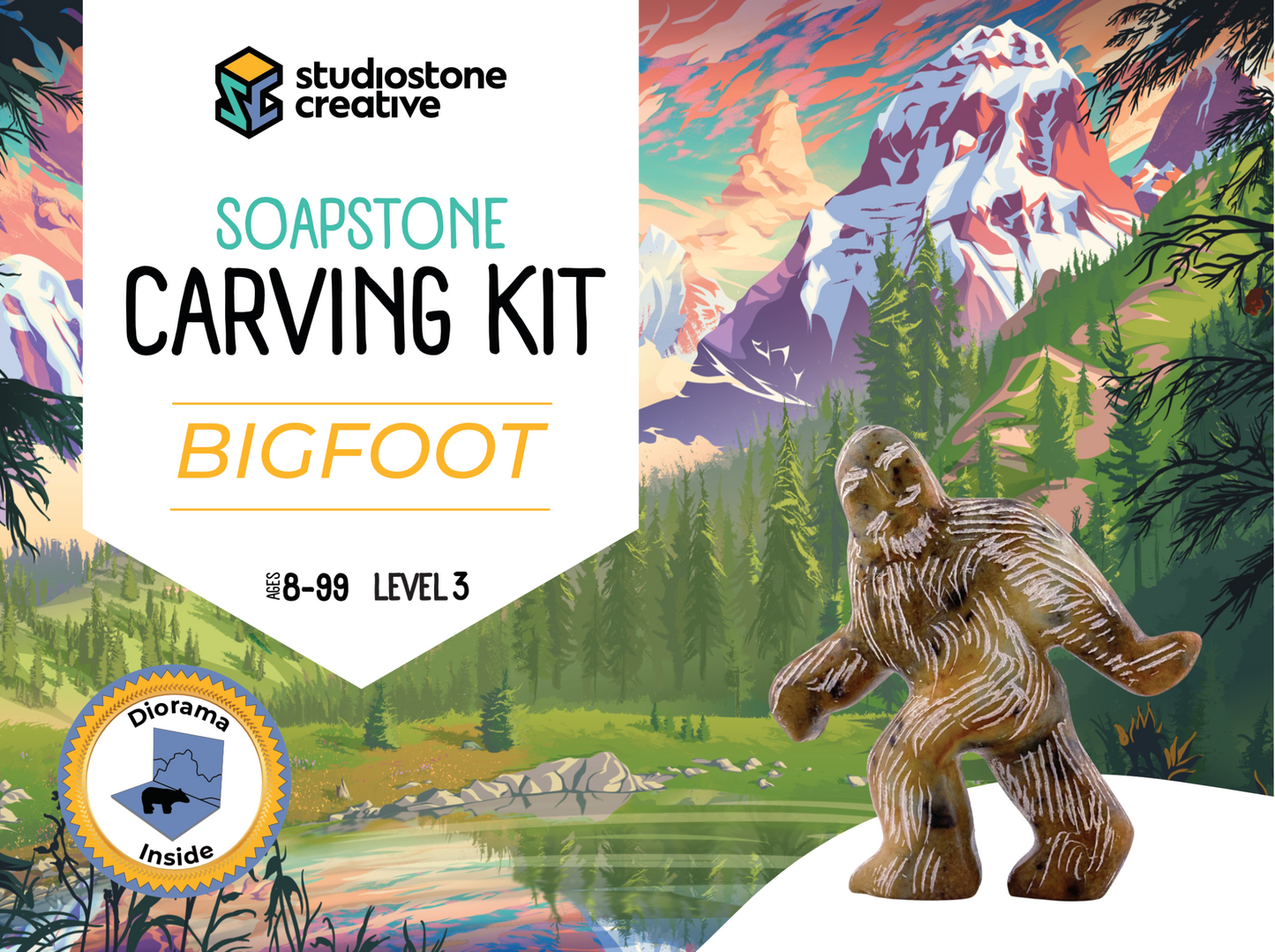 Bigfoot Soapstone Carving Kit – NEW!!
