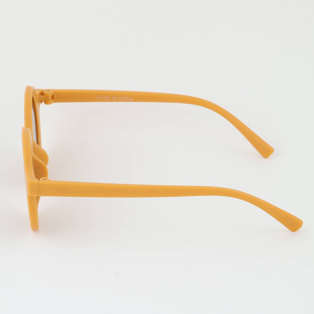 KIDS Retro Matte Round Sunglasses