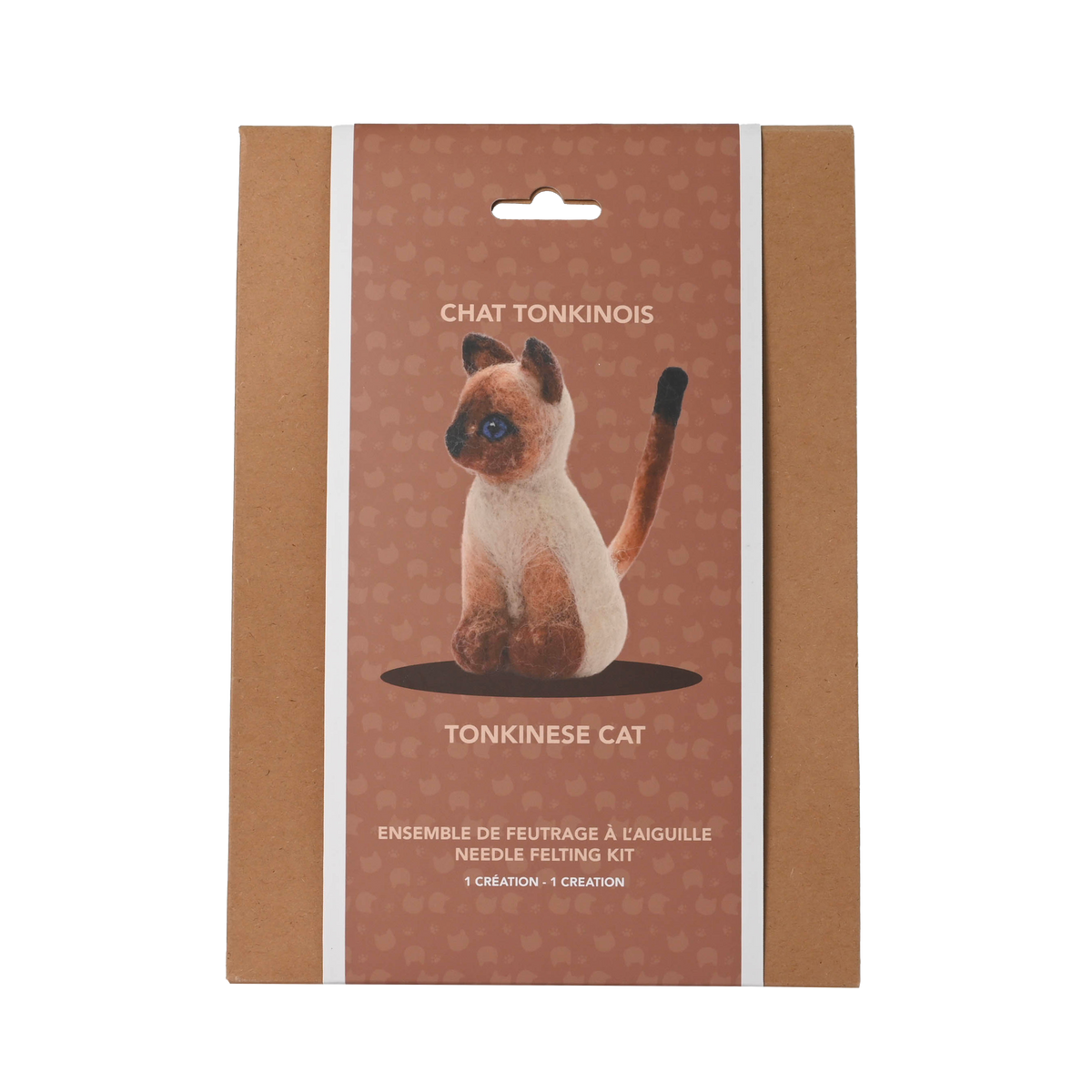 TONKINESE CAT NEEDLE FELTING KIT