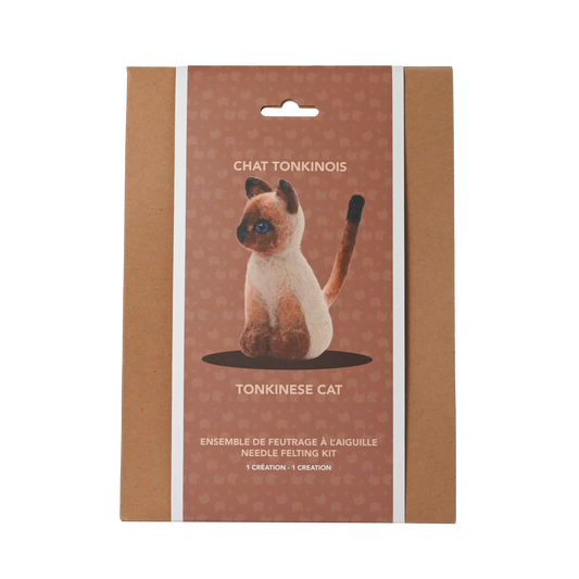 TONKINESE CAT NEEDLE FELTING KIT