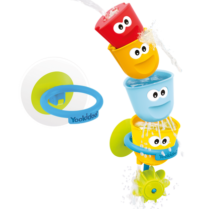 Yookidoo-Fill 'N' Spill Action Cups - Bath Toy - 9 months+
