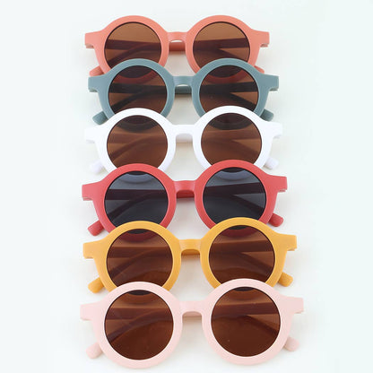 KIDS Retro Matte Round Sunglasses