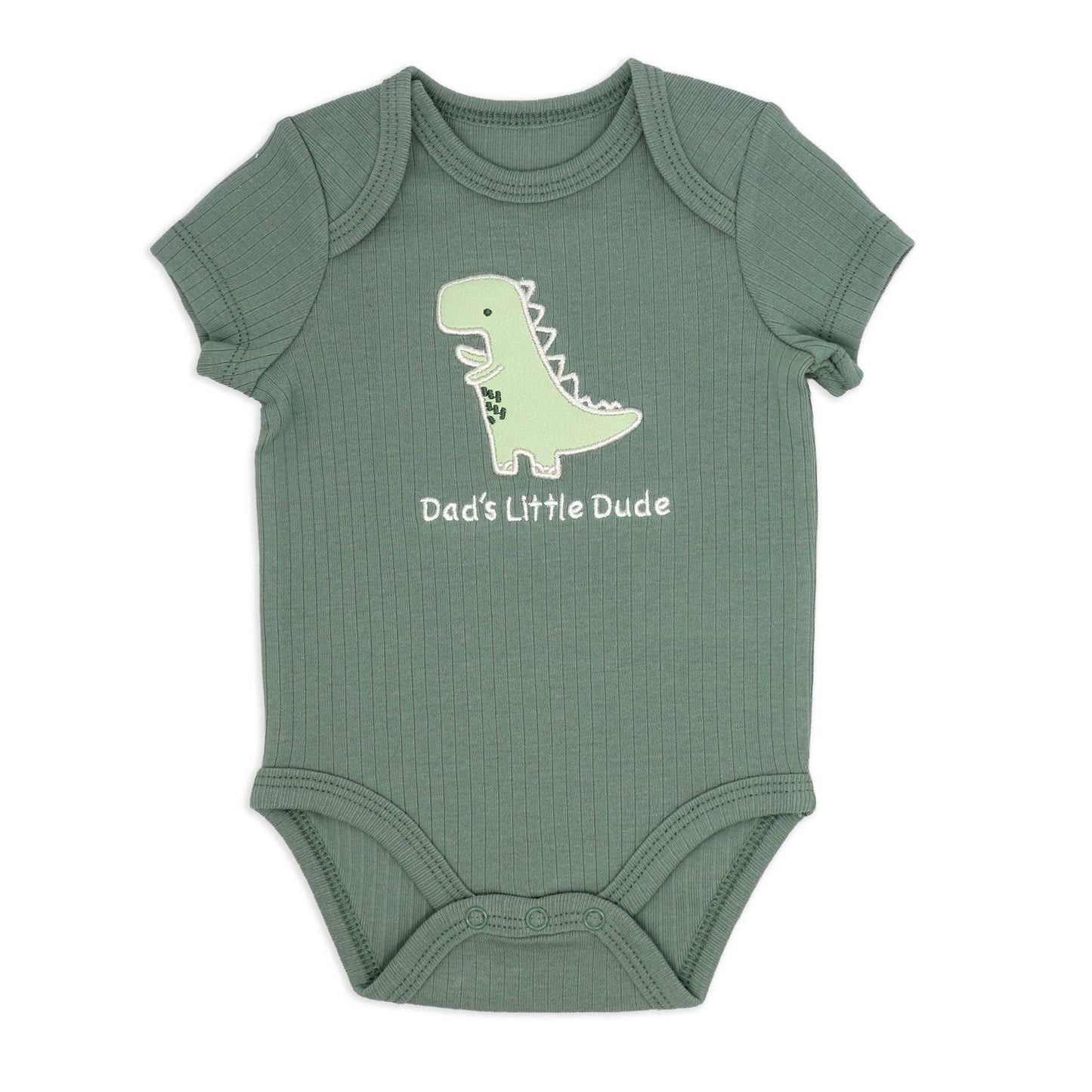 Boy’s 3 Pack Bodysuit Set: Dinosaur