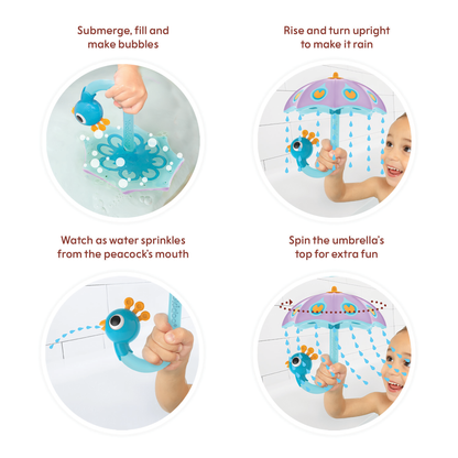 Fill N' Pain Peacock Umbrella