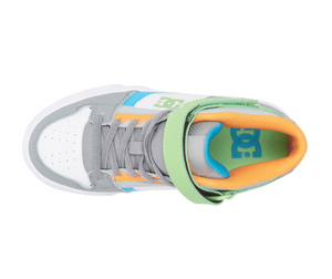 DC Pure High Top EV -Grey/Grey/White