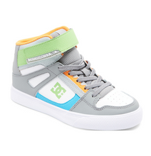 Load image into Gallery viewer, DC Pure High Top EV -Grey/Grey/White
