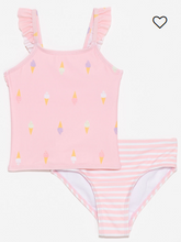 Load image into Gallery viewer, Pink Cloud Ice Cream Tankini Set
