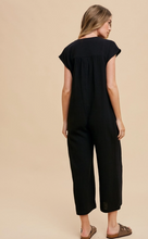 Load image into Gallery viewer, Cotton Gauze Button Down Jumpsuit

