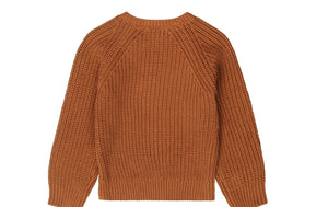 Carmel Brown Knit Pullover