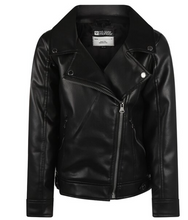 Load image into Gallery viewer, Jet Black Pleather Jacket
