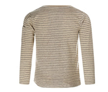 Load image into Gallery viewer, Boys Beige Stripe Long Sleeve
