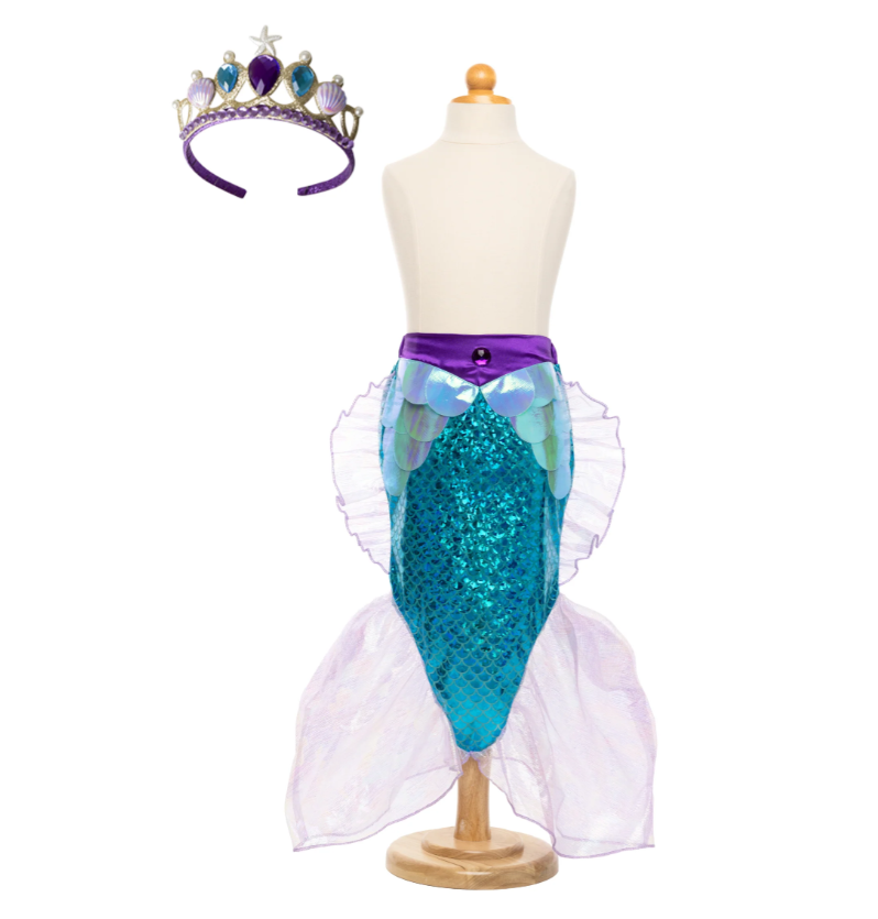 Mermaid Glimmer Skirt w/ Headband