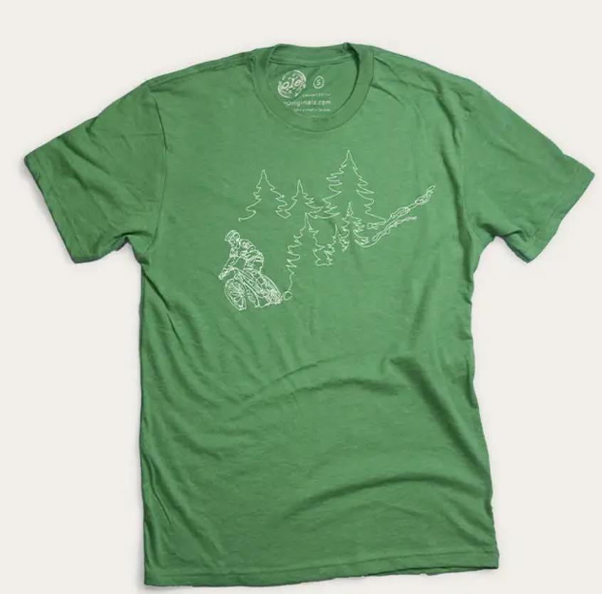 One Line Mountain Bike T-Shirt