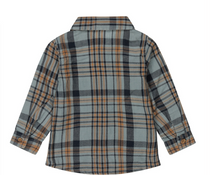 Load image into Gallery viewer, Blue Flannel Long Sleeve
