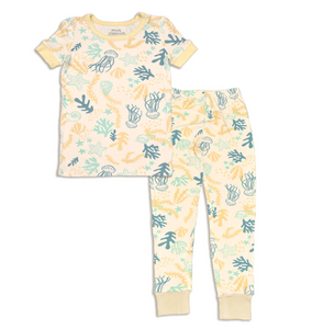 Bamboo Short Sleeve Pajama Set (Reef Print)