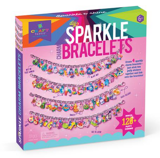 Craft Tastic- DIY Sparkle Charm Bracelets