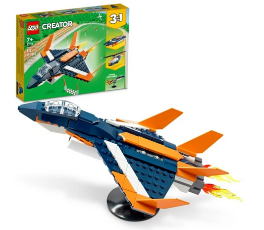 LEGO Creator 3 in 1 Supersonic Jet