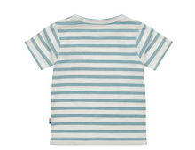 Load image into Gallery viewer, Surfing Crew Blue &amp; White Striped Tee
