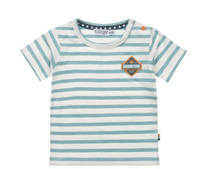 Load image into Gallery viewer, Surfing Crew Blue &amp; White Striped Tee
