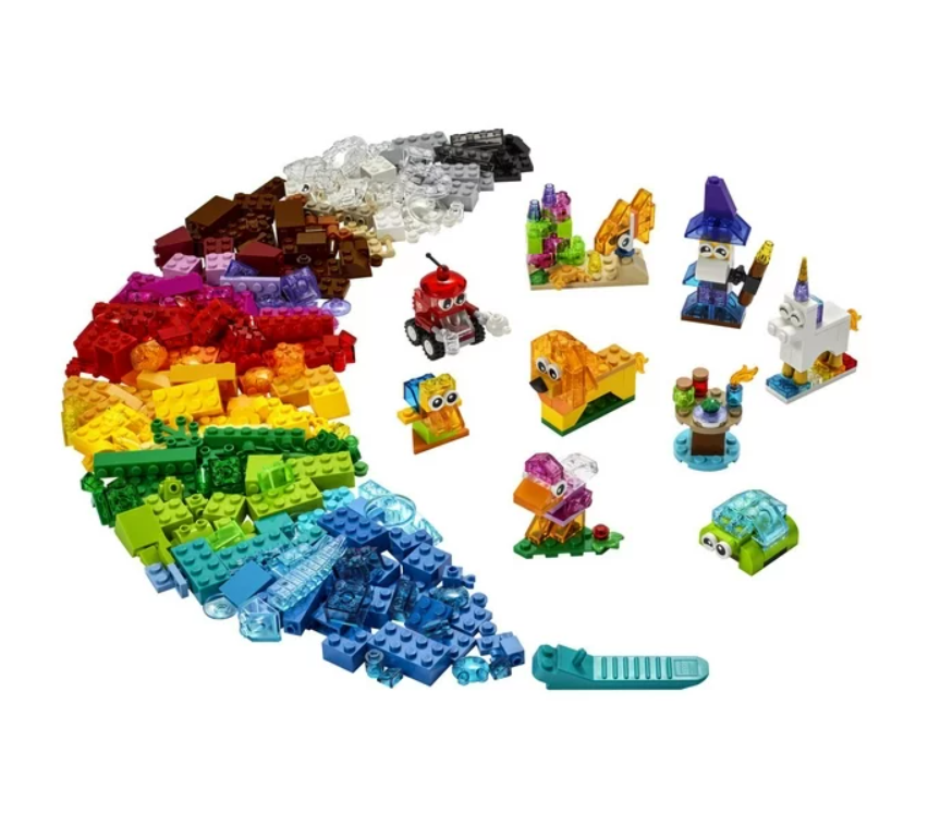 Lego Classic Classic Transparent Brick (500pcs)