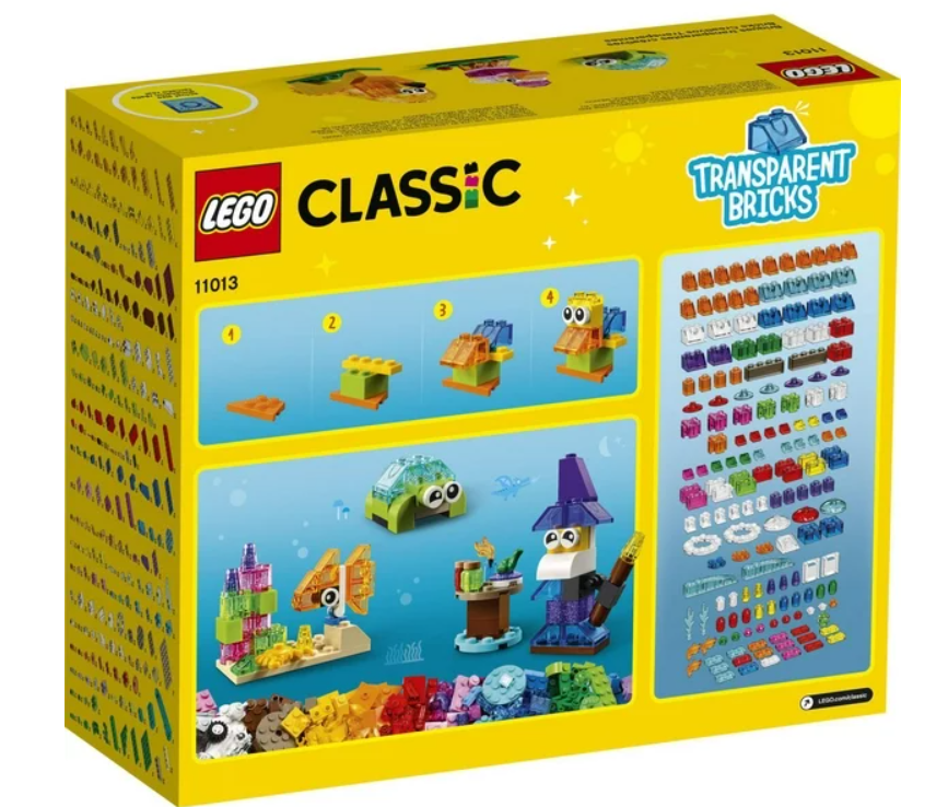 Lego Classic Classic Transparent Brick (500pcs)