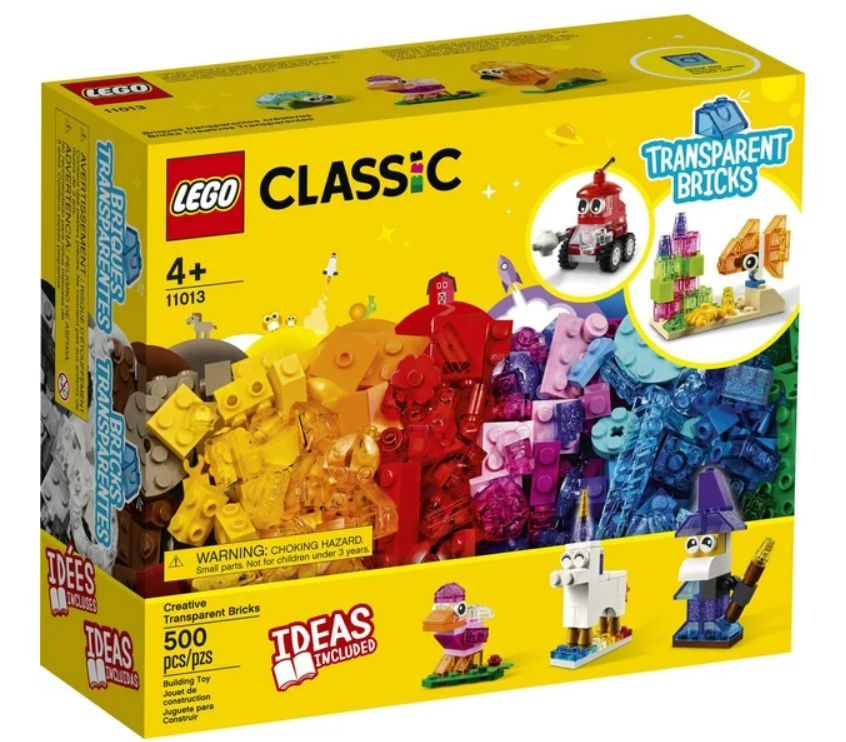 Lego Classic Classic Transparent Brick (500pcs)