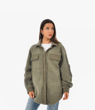 Load image into Gallery viewer, Lexie Fleece Oversized Jacket
