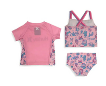 Load image into Gallery viewer, Hurley Girl&#39;s 3pc Swim Set
