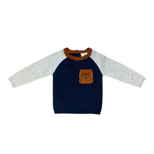 Load image into Gallery viewer, Infant Raglan Elbow Patch Sweater
